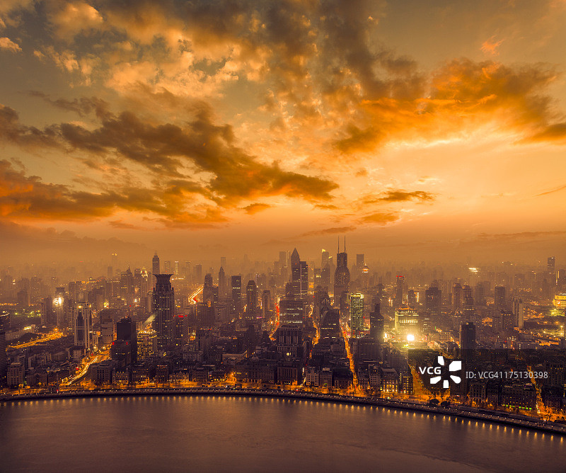 上海夜景图片素材