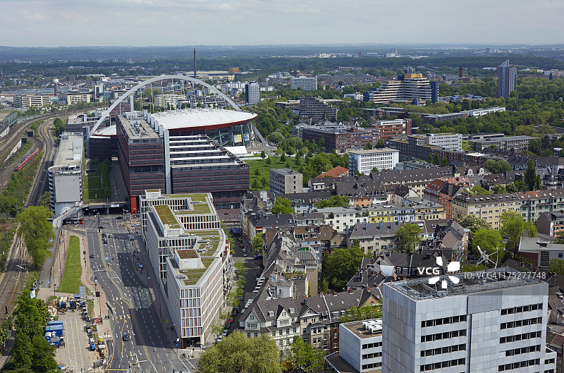 科隆天际线与朗盛竞技场图片素材