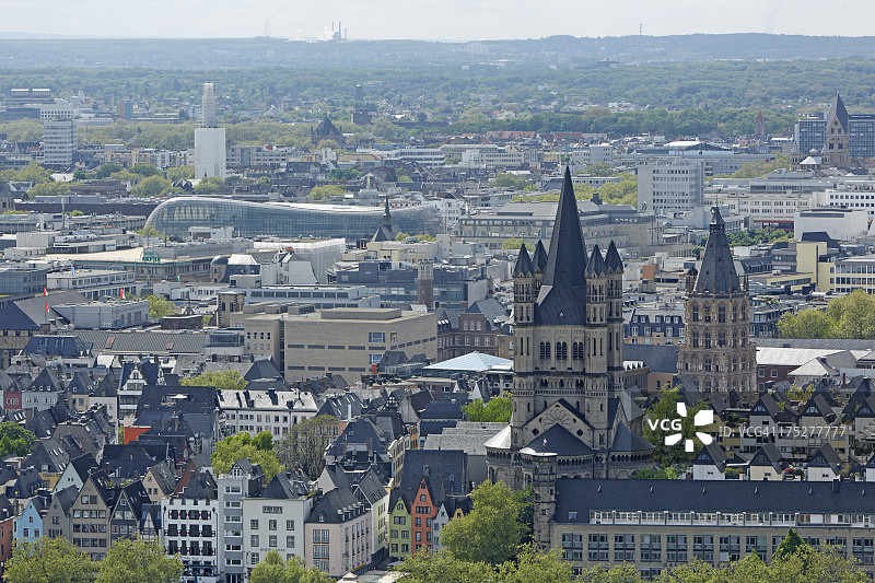 科隆老城区天际线图片素材