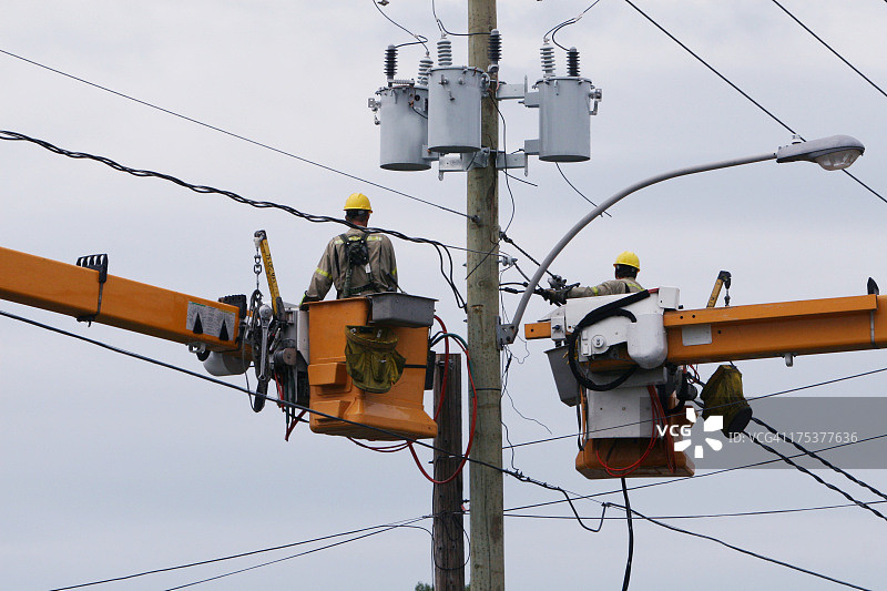 水电团队工作场景图片素材