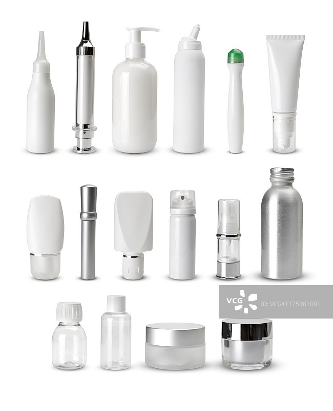通用化妆品空白容器图片素材