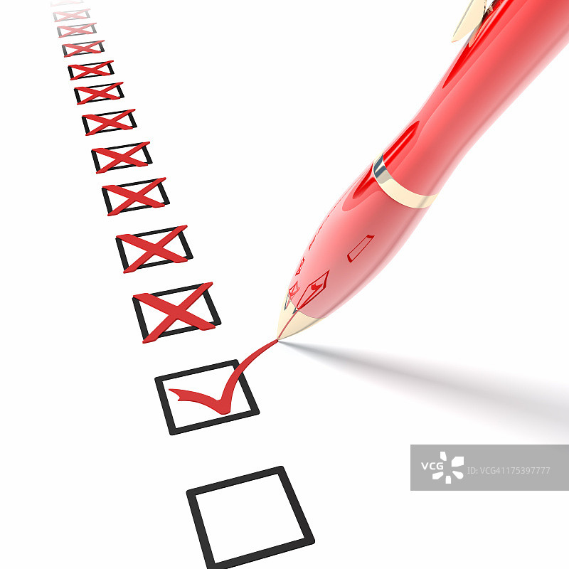 检查表图片素材