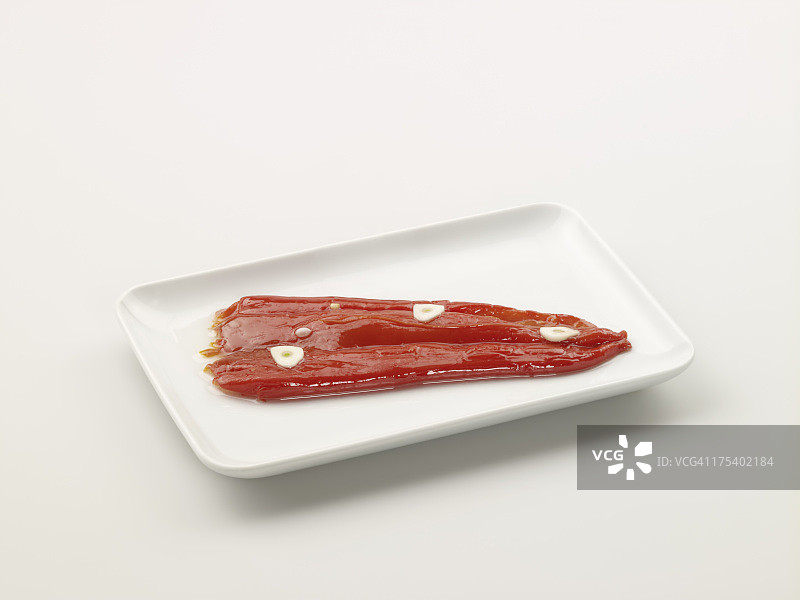 烤红甜椒图片素材