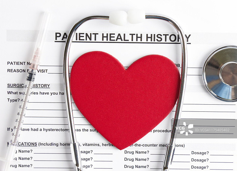患者健康史图片素材