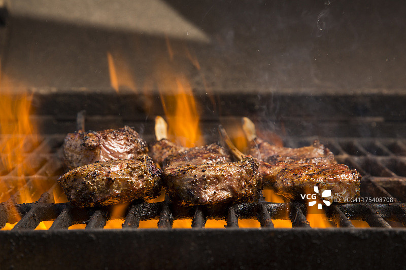 烤羊排图片素材