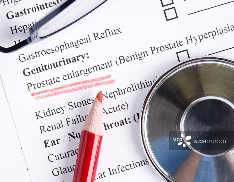 前列腺增大图片素材