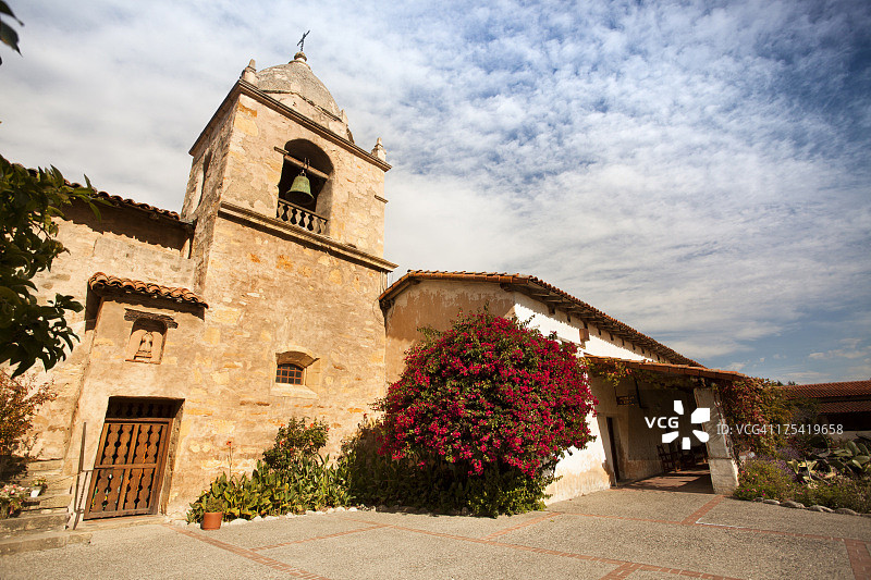 卡梅尔的圣卡洛斯·博罗梅奥教堂图片素材