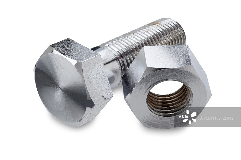 螺栓和螺母（带裁剪路径）图片素材