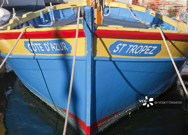 圣特罗佩游船图片素材