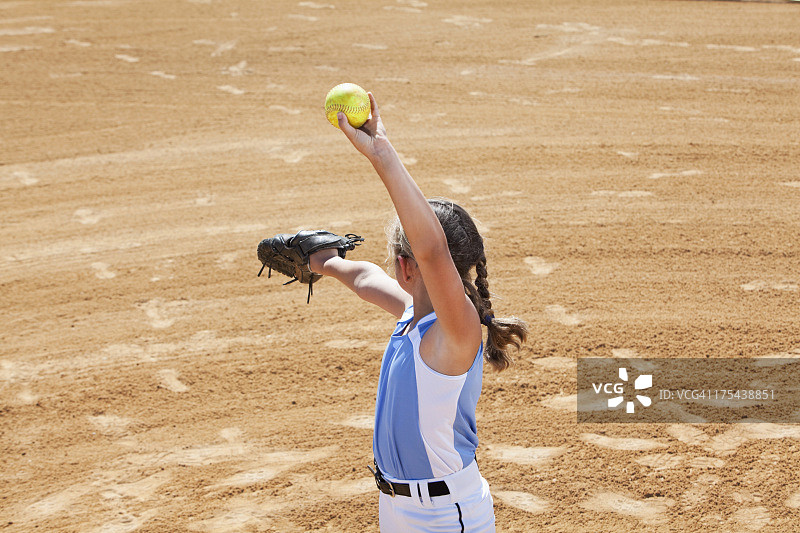 垒球投手图片素材