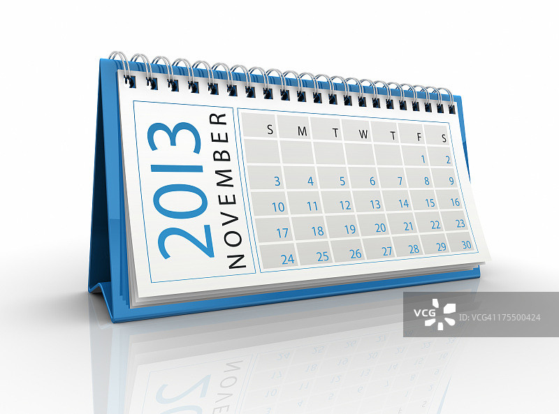 2013年11月日历图片素材
