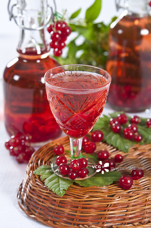 自制水果利口酒图片素材