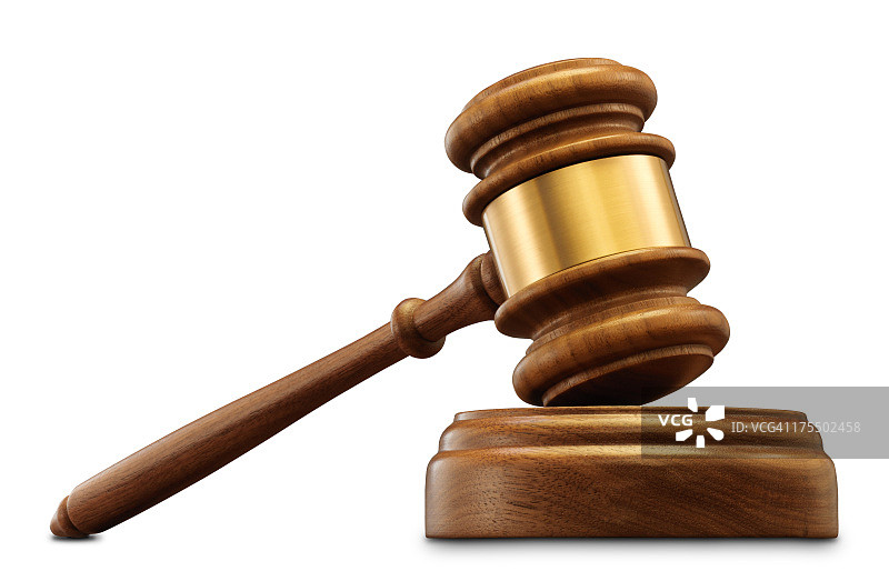 白色背景上的木槌图片素材