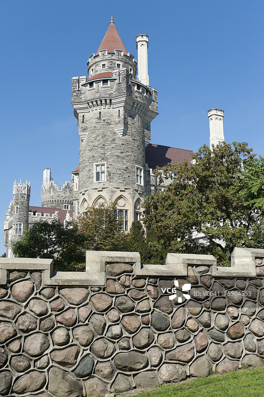 加拿大安大略省多伦多卡萨罗马城堡图片素材