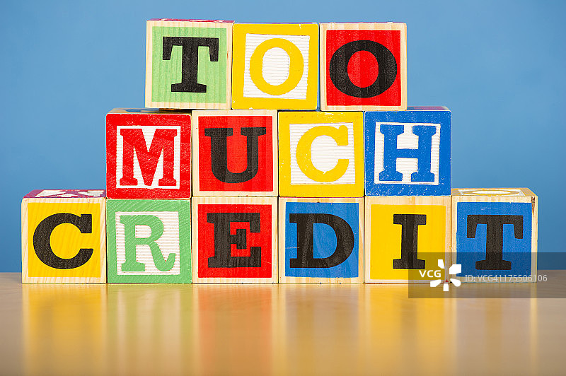 过度信贷图片素材