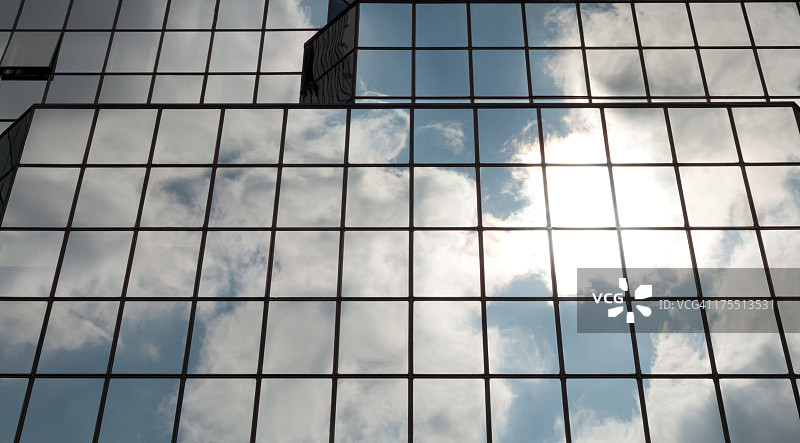 玻璃建筑的窗户图片素材