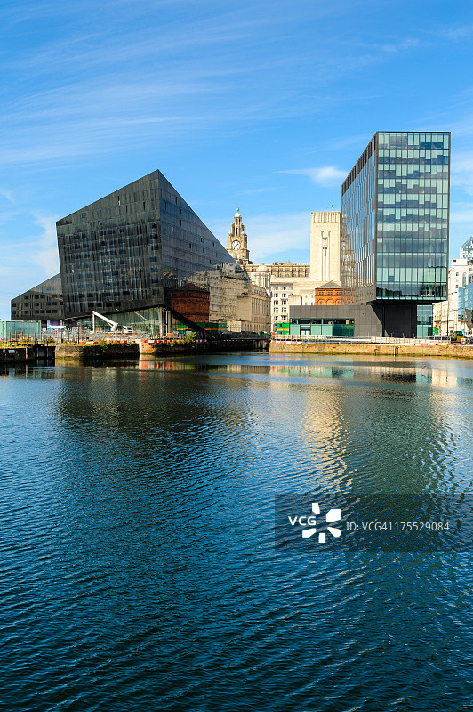 利物浦城市风光，英国图片素材