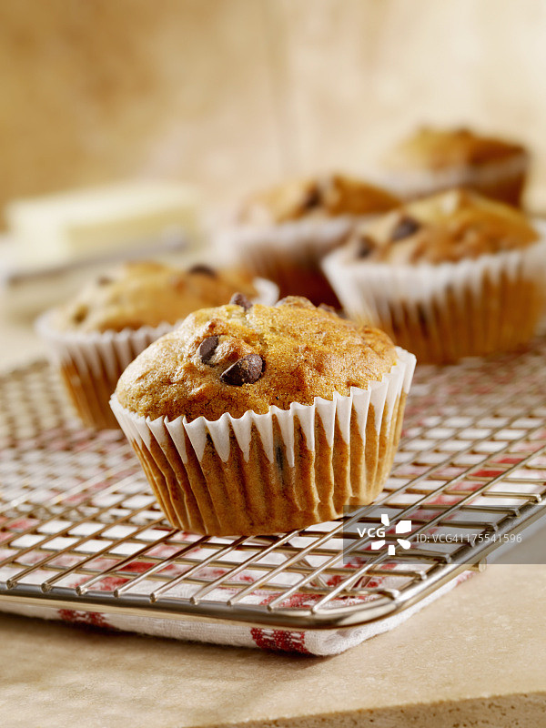 巧克力香蕉松饼图片素材