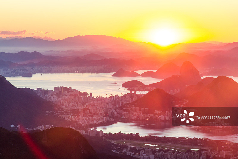 里约热内卢日出图片素材
