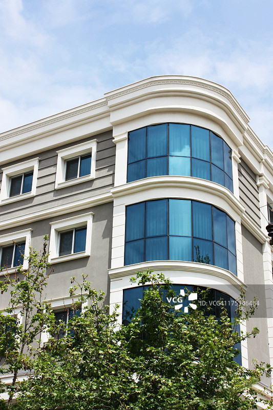 现代公寓楼图片素材