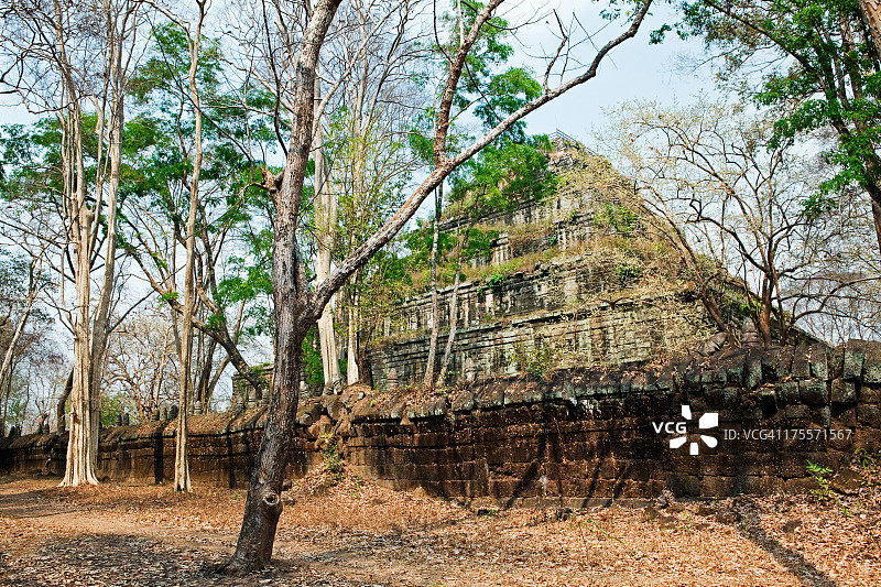 柬埔寨科克金字塔寺庙图片素材