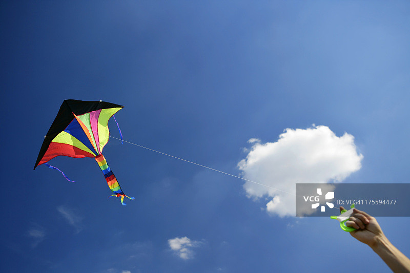 放风筝图片素材