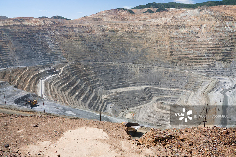 宾厄姆峡谷露天铜矿图片素材