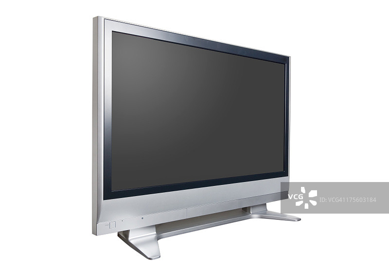 带银色边框的平板高清电视图片素材