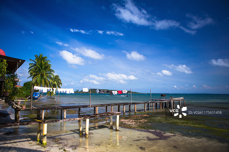 博卡斯 del 托罗美丽的海滨图片素材