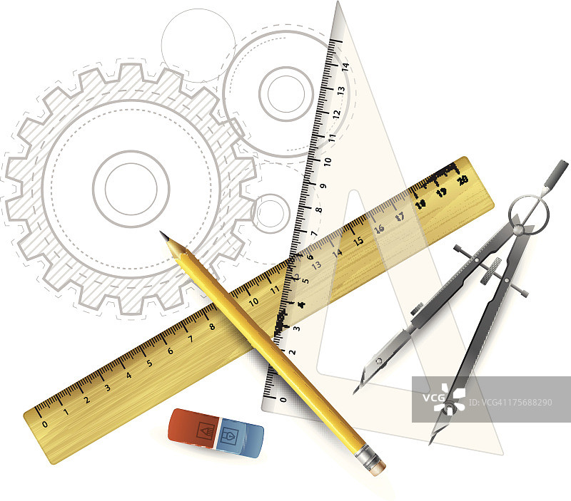 绘图工具矢量图图片素材