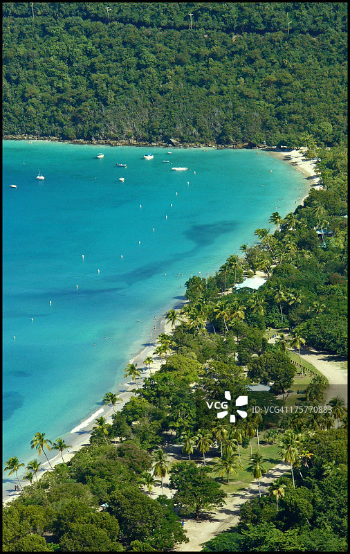 加勒比海圣托马斯海滩图片素材