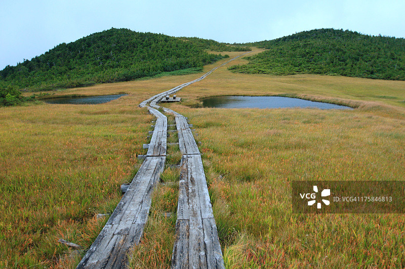 燧岳登山图片素材