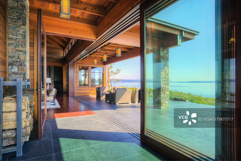 圣胡安群岛的豪华庄园图片素材