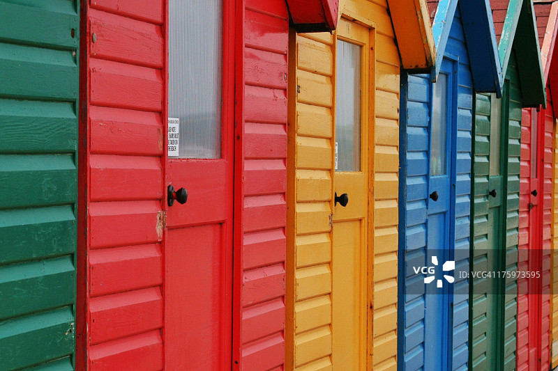 惠特比海滩小屋图片素材