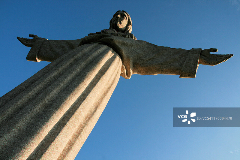 葡萄牙里斯本的基督君王雕像图片素材