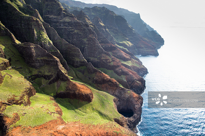可爱岛空中鸟瞰美景图片素材