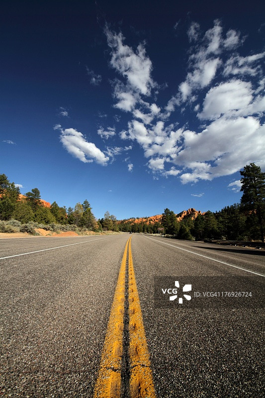 红峡谷公路风光图片素材