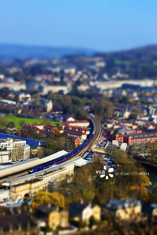 巴斯倾斜移位FGW列车图片素材