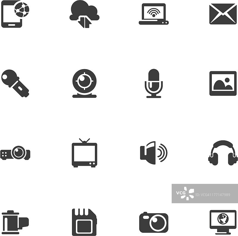 交流与媒体图标图片素材