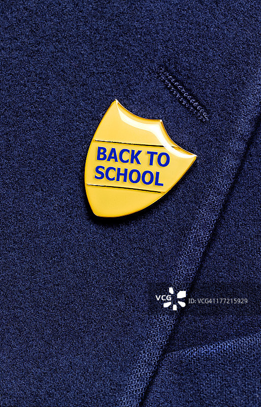 返校季西装徽章图片素材