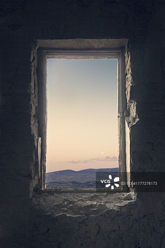 有景色的房间图片素材