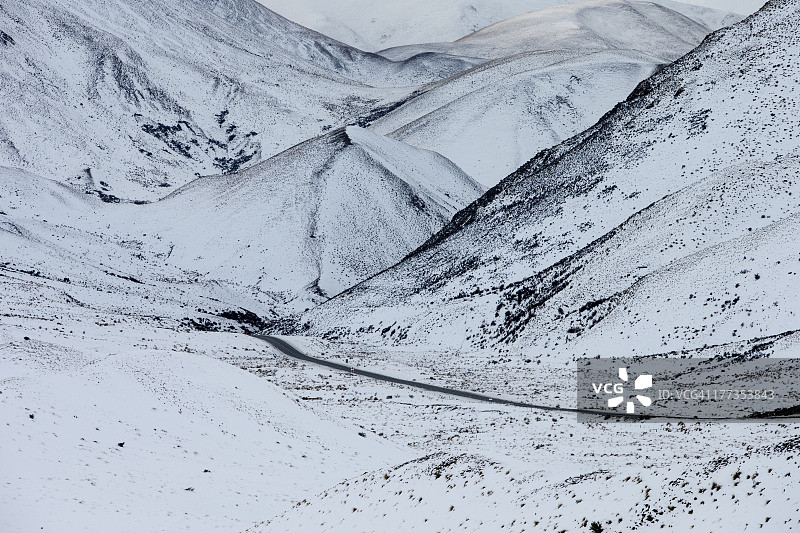 高地公路图片素材