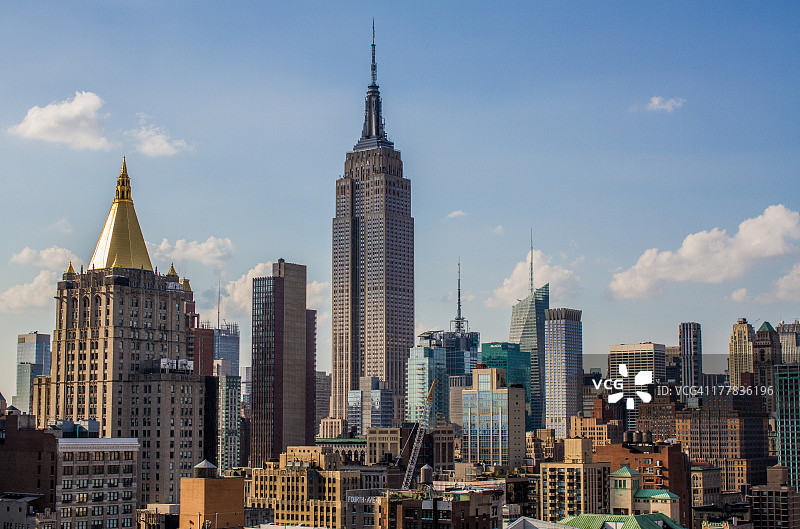 纽约的天际线图片素材