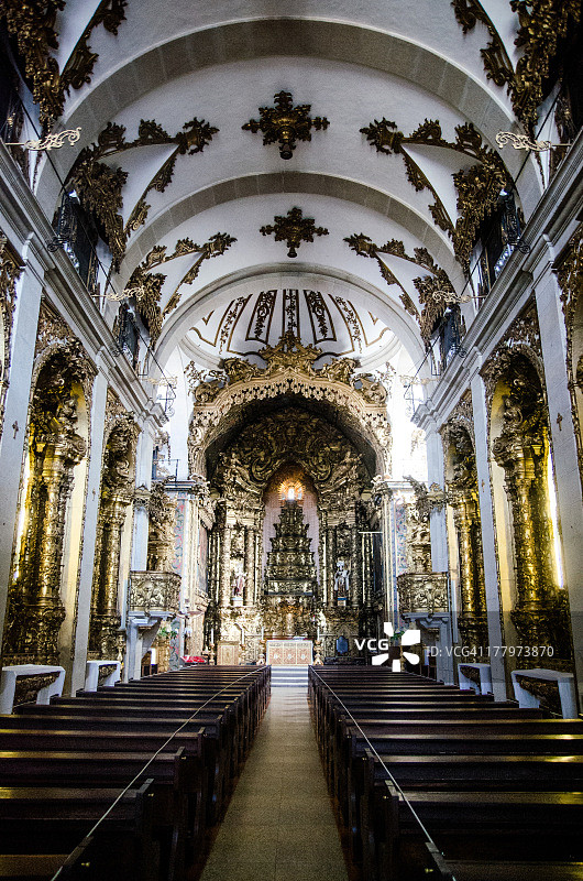 卡梅利塔斯和卡尔莫教堂内部图片素材