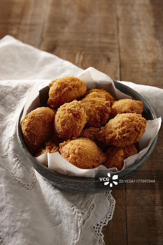 炸玉米饼图片素材