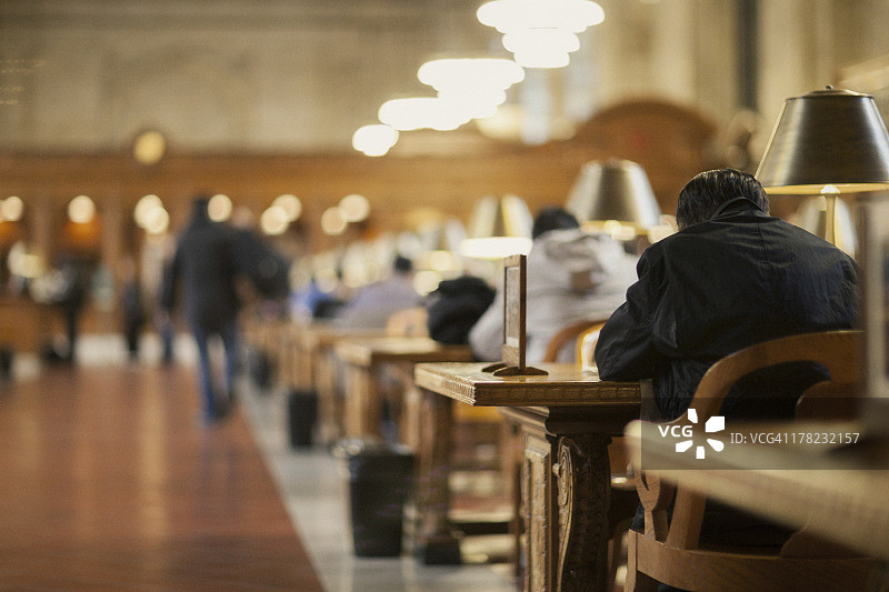 纽约图书馆图片素材