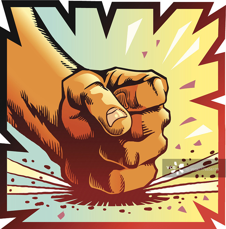 紧握的拳头图片素材