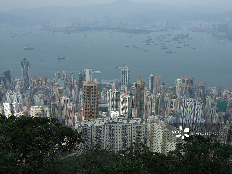香港维多利亚港图片素材