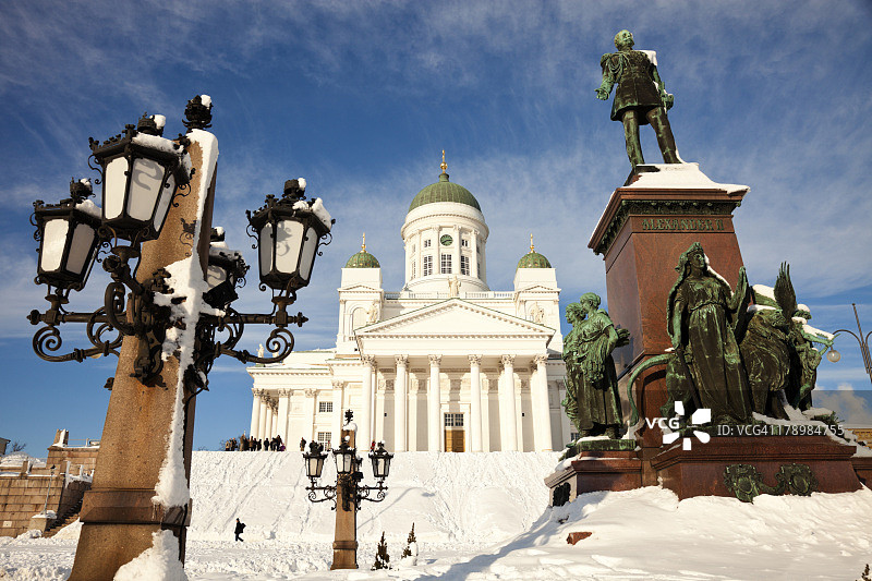 赫尔辛基参议院广场图片素材