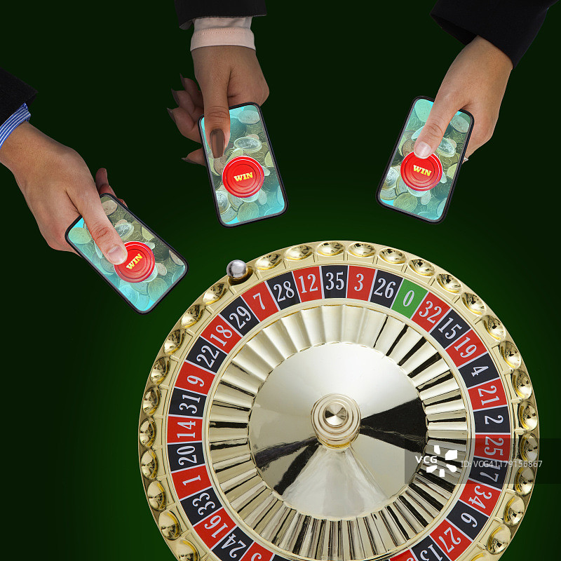手机在线轮盘赌轮盘游戏图片素材